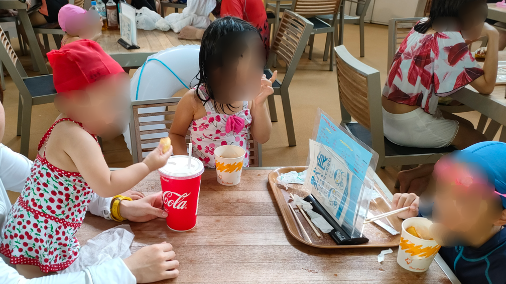 アクアビートの休憩席